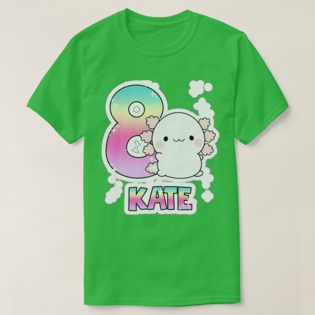 Camiseta Pequeño Axolotl 4 (Diseño del anverso)