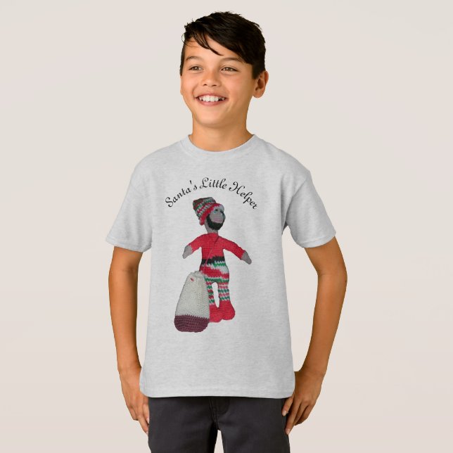 Camiseta - Pequeño ayudante de Santa (Anverso completo)