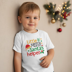 Camiseta Pequeño ayudante del señor Santa Navidad