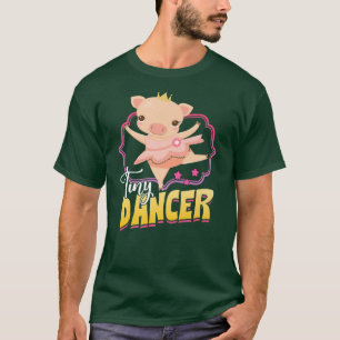 Camiseta Pequeño bailarín Cerdo Oink Ballet Premium