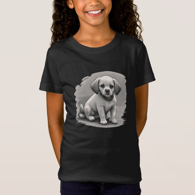 Camiseta Pequeño cachorro mi mejor amigo (Anverso)