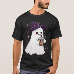 Camiseta Pequeño Café De Hielo Fantasma Temporada De Fantas