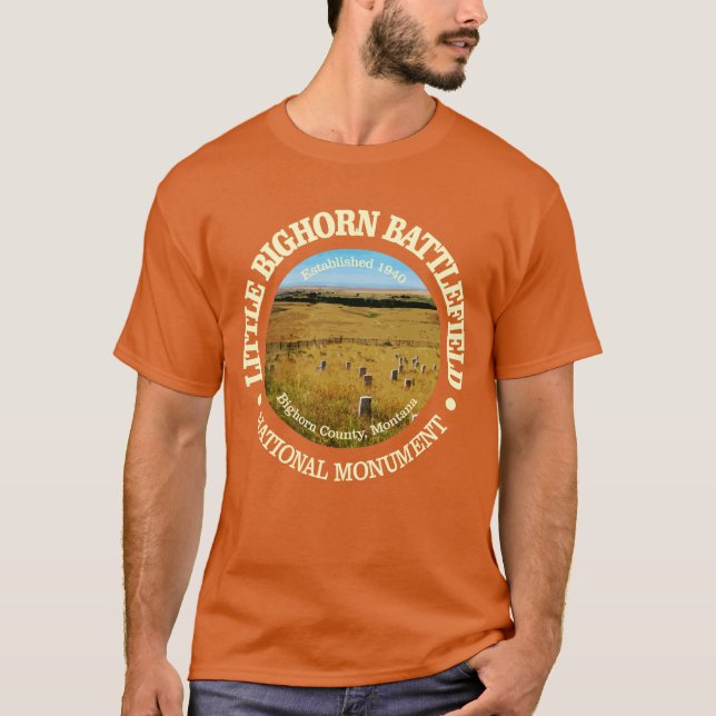 Camiseta Pequeño Campo de Batalla de Bighorn (NM) (Anverso)