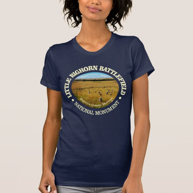Camiseta Pequeño Campo de Batalla de Bighorn (NM) (Anverso)