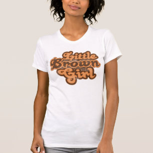 Camiseta Pequeño chica 08 de Brown