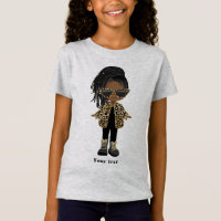 Pequeño Chica afroamericano