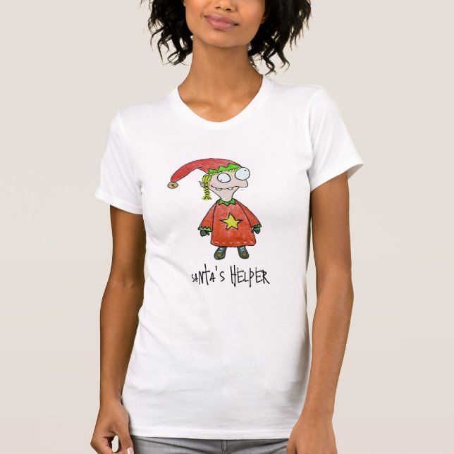Camiseta Pequeño Chica Elf (Anverso)