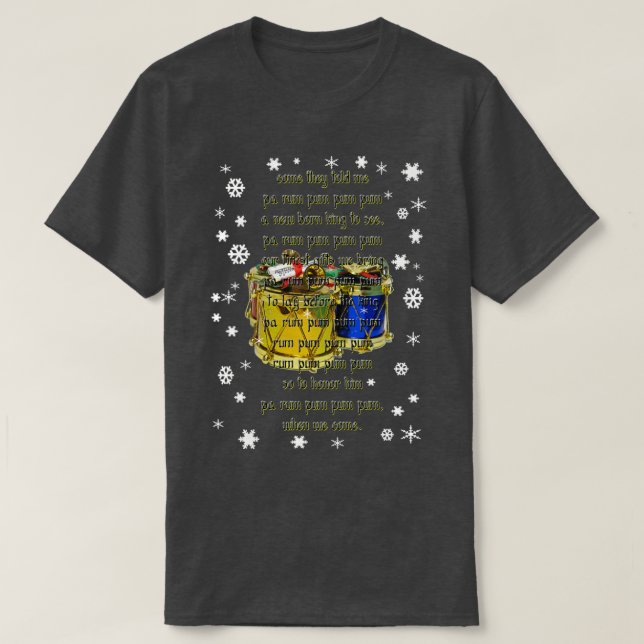 Camiseta Pequeño chico tamborero (Diseño del anverso)