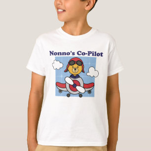 Camiseta Pequeño co-piloto de Nonno - Avión muy lindo