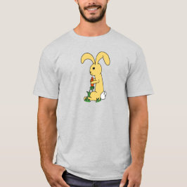 Camiseta Pequeño conejito Personalizado Amarillo Y Pequeño 