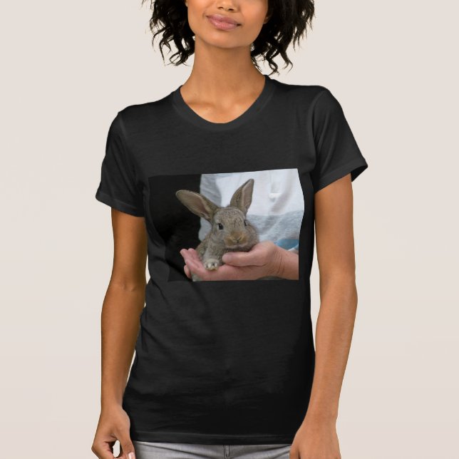 Camiseta pequeño conejo dulce (Anverso)