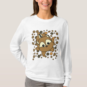 Camiseta Pequeño Critter lindo del Chipmunk