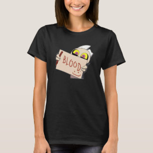 Camiseta Pequeño demonio adorable con máscara de cráneo y a