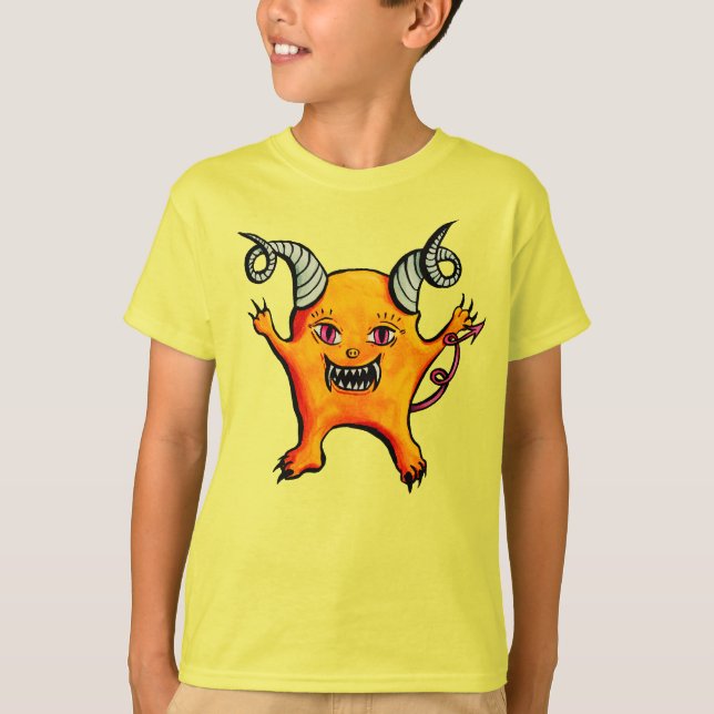 Camiseta Pequeño Demonio De Raro Cuerdo (Anverso)