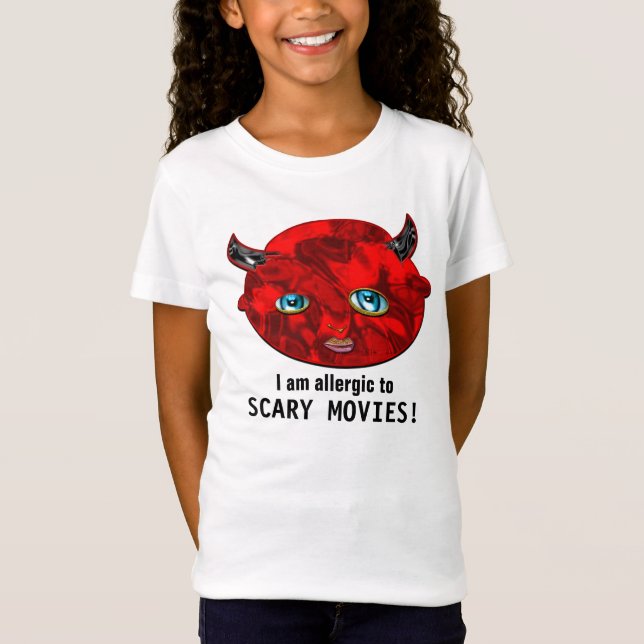 Camiseta Pequeño diablo asustado (Anverso)