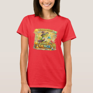 Camiseta Pequeño Dino Ama la Ciencia – Aprendizaje Preescol