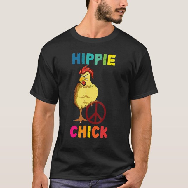 Camiseta Pequeño disfraz de chica hippie de los años 60 y 7 (Anverso)