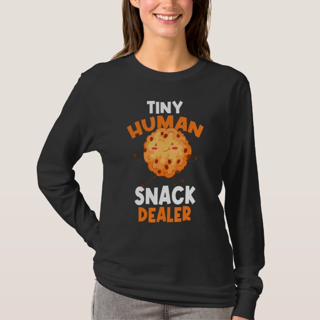 Camiseta Pequeño Distribuidor De Snack Humano (Anverso)
