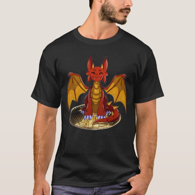 Camiseta Pequeño dragón, Pequeño Hoard. (Anverso)