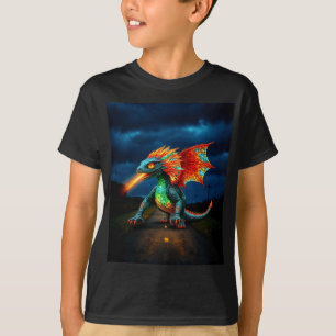 Camiseta Pequeño dragón verde