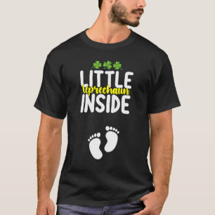 Camiseta Pequeño duende dentro del embarazo madre embarazad