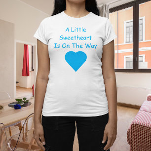 Camiseta Pequeño El día de San Valentín preñez
