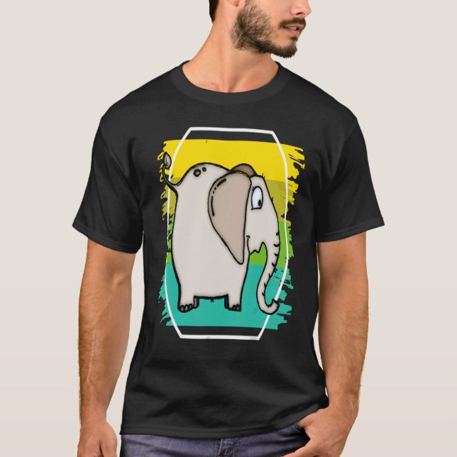 Camiseta pequeño elefante (Anverso)