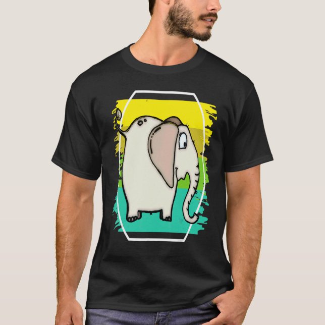 Camiseta pequeño elefante (Anverso)