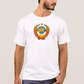 Camiseta Pequeño emblema de URSS y estrella roja