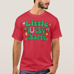 Camiseta Pequeño Encanto Afortunado Retro St Patricks Day I