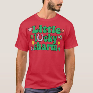 Camiseta Pequeño Encanto Afortunado Retro St Patricks Day I