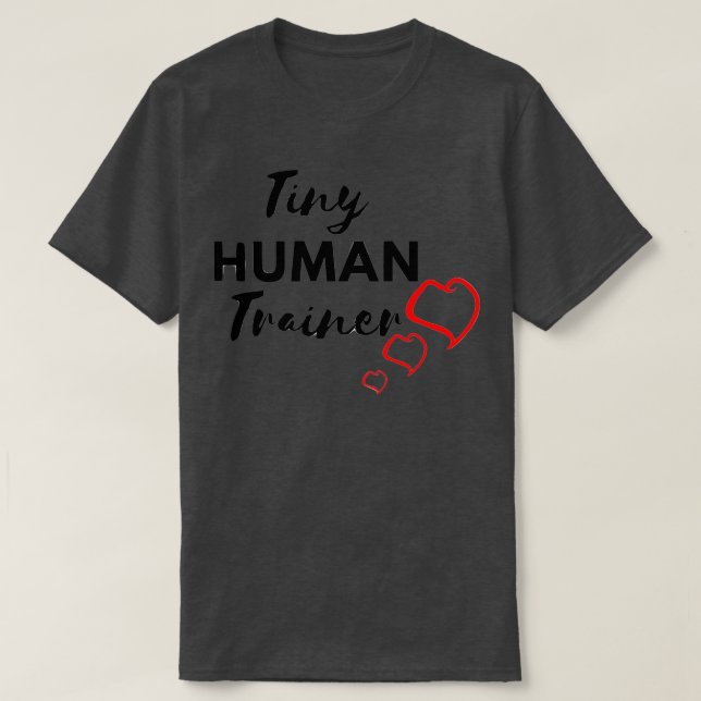 Camiseta Pequeño entrenador humano (Diseño del anverso)