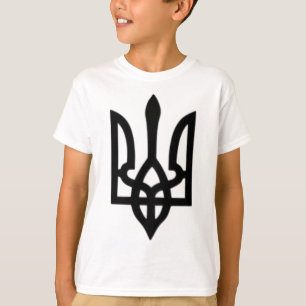 Camiseta Pequeño escudo de armas de Ucrania Símbolo de band