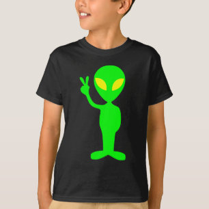 CAMISETA PEQUEÑO EXTRANJERO VERDE