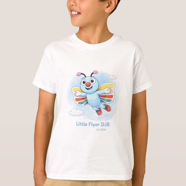Camiseta Pequeño Flyer DJB (Anverso)