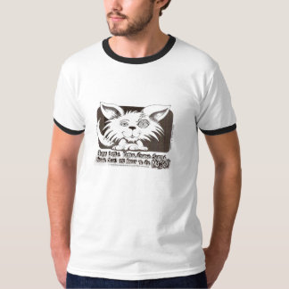 Camiseta Pequeño gatito feliz alrededor a ir copia de Nutso