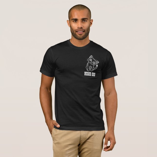 Camiseta Pequeño gato (Anverso completo)