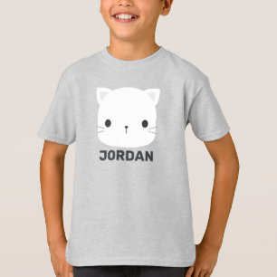 Camiseta Pequeño gato con nombre personalizado