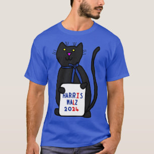 Camiseta Pequeño gato lindo con Rótulo Walz 2024