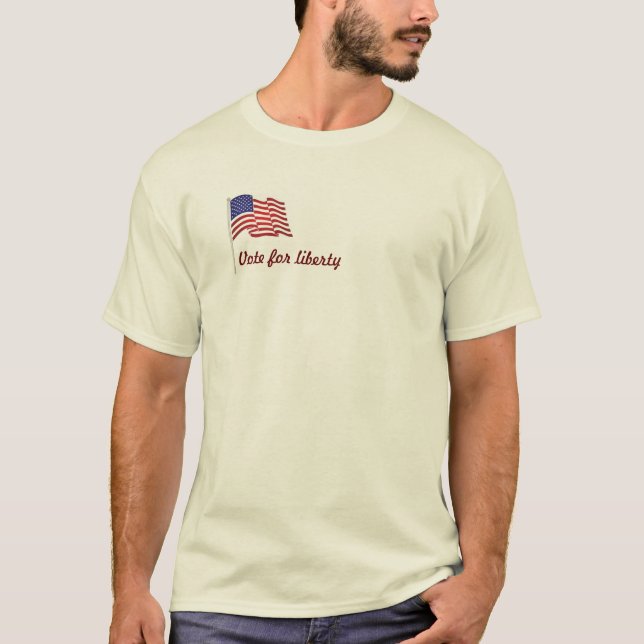 Camiseta Pequeño gobierno Bastiat (Anverso)