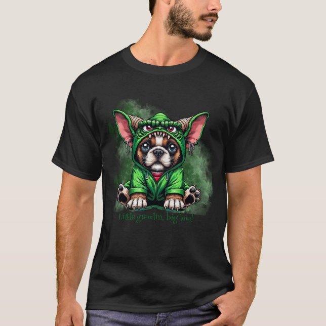 Camiseta ¡Pequeño gremlin, gran amor! (Anverso)