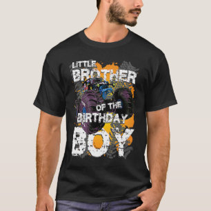 Camiseta Pequeño Hermano Del Monstruo Del Niño De Cumpleaño