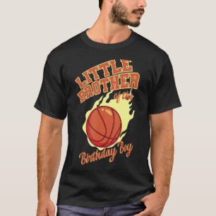 Camiseta Pequeño Hermano Del Nacimiento Fami De Baloncesto