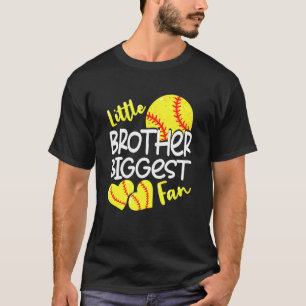 Camiseta Pequeño Hermano Mayor Fan Softball Boys