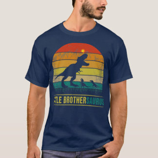 Camiseta Pequeño Hermano Saurus Dinosaurio para papá de la