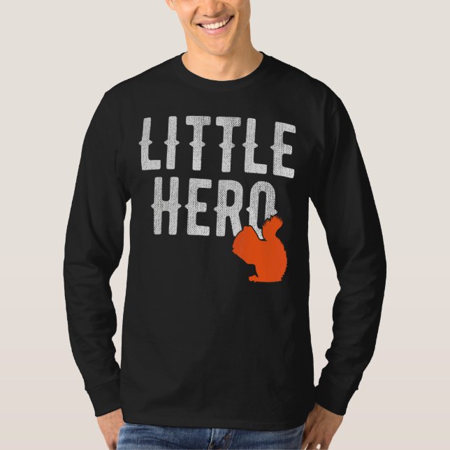Camiseta Pequeño hero lindo animal chipmunk (Anverso)