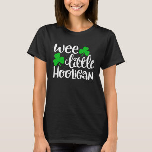 Camiseta Pequeño Hooligan gracioso Shamro del Día de San Pa
