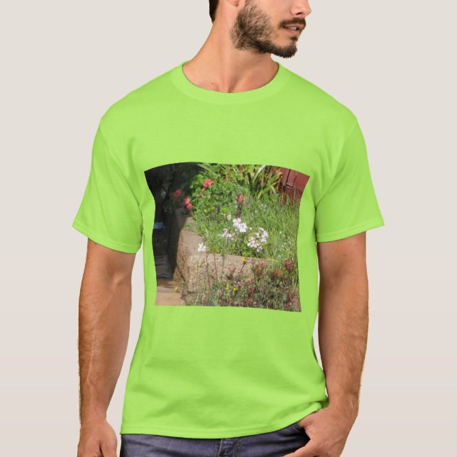 Camiseta Pequeño jardín de flores (Anverso)