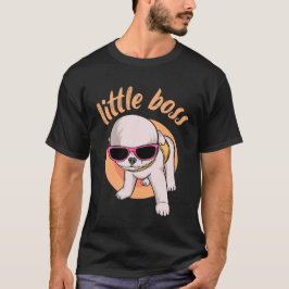 Camiseta Pequeño Jefe Funny Perros Chihuahua Con Gafas Cuta