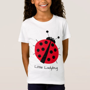 Camiseta Pequeño Ladybug lindo personalizado divertido ni